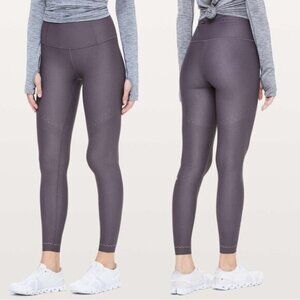 Lululemon Zoned In Tight *27" Leggings Moonphase Gray Size 4